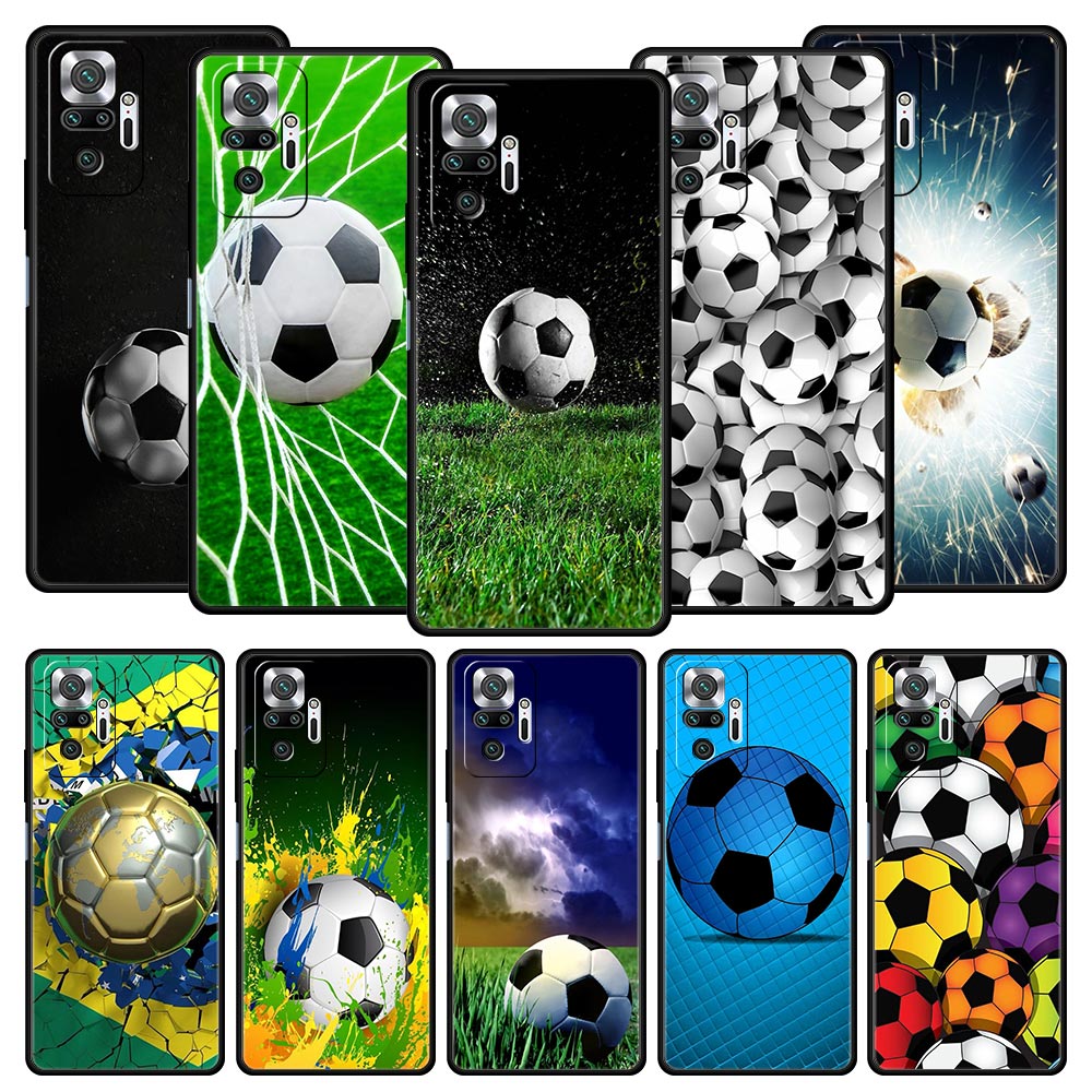 Gaming Accessories For Your Phone - Voetbal Voetbalveld Telefoon Case Voor Xiaomi