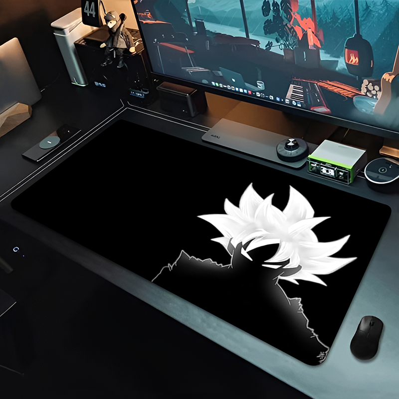 Gaming Accessories Desktop - DBZ Black Anime Muismat Dragon Ball