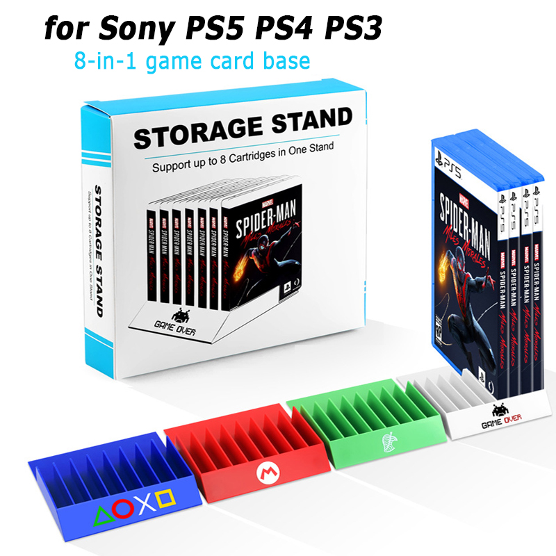 Gaming Accessories Box - 8-in-1 voor PS5 Game Card Base