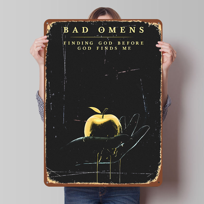 Omen Gaming Accessories - Bad Omens Poster Aangepaste muurkunst Vintage
