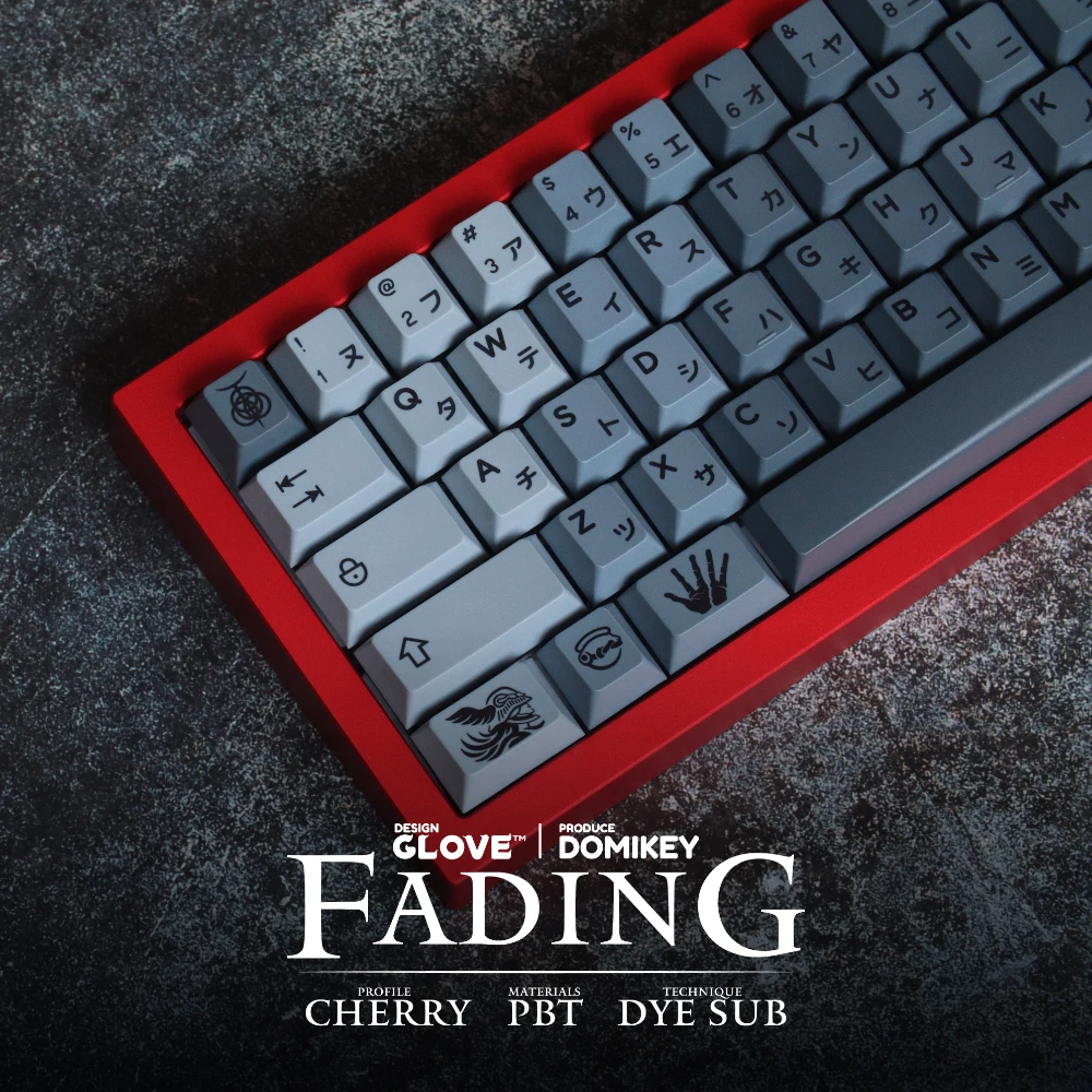 Gaming Set Accessories - Echome Handschoen Domikey Keycap Set Custom
