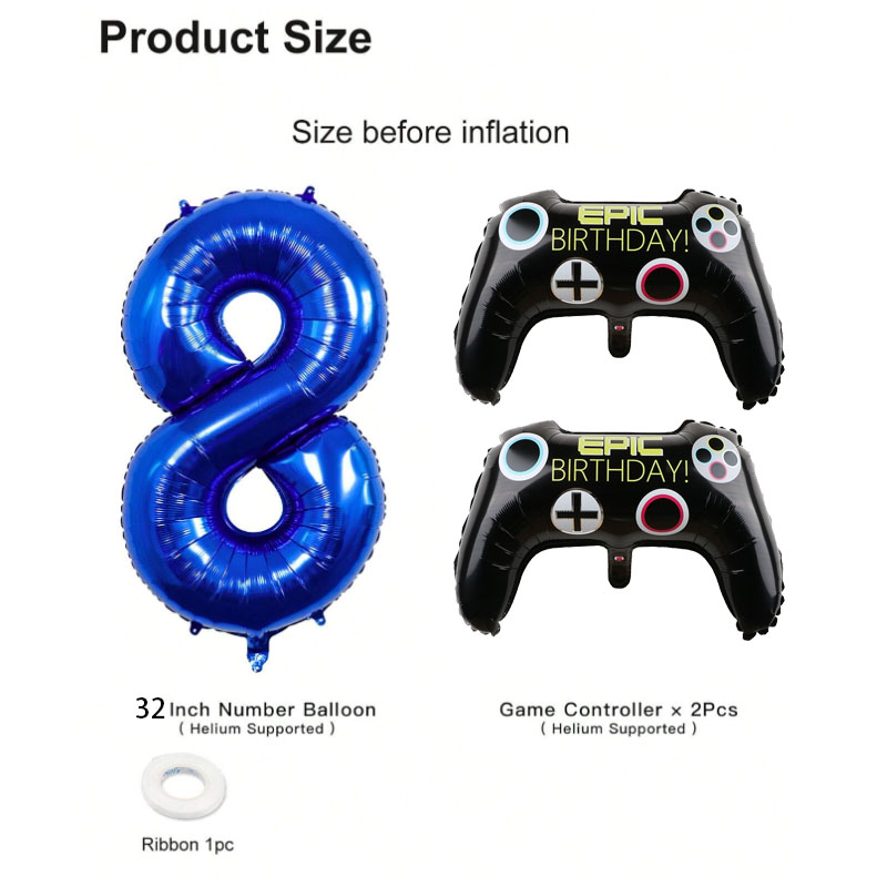 3 stks Video Game Feestartikel - Gaming Accessories Boys recensie en prijs