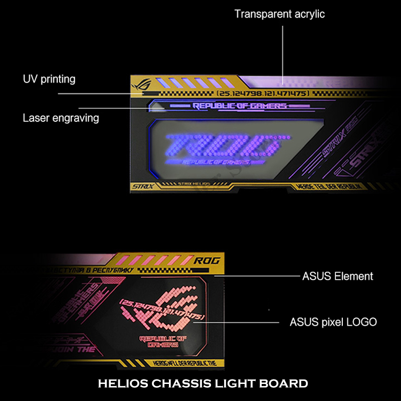 RGB Spiegel PC Case Backplate  - Gaming Accessories Desktop recensie en prijs