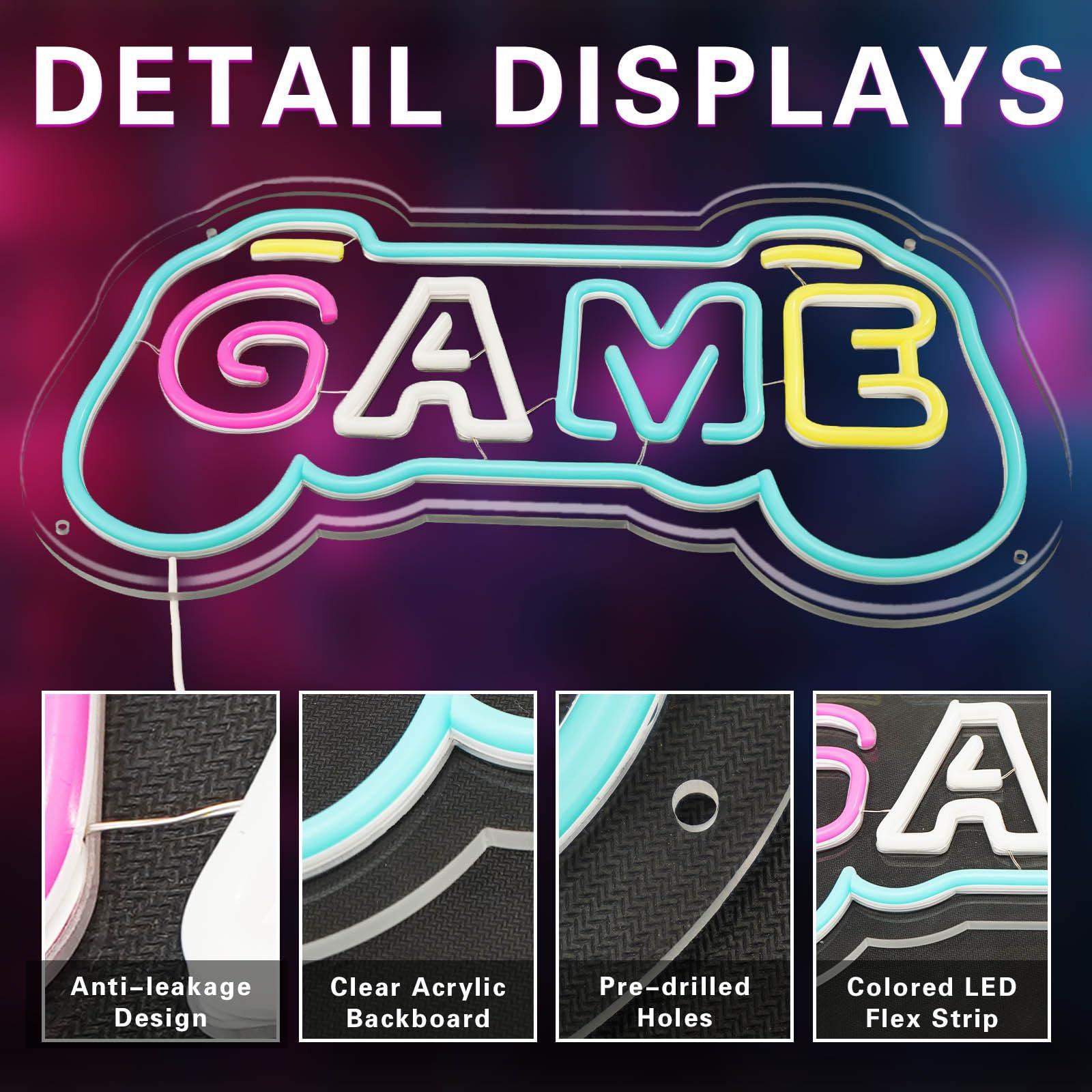 Game Neonbord voor Gamerkamer  - Gaming Accessories Boys recensie en prijs