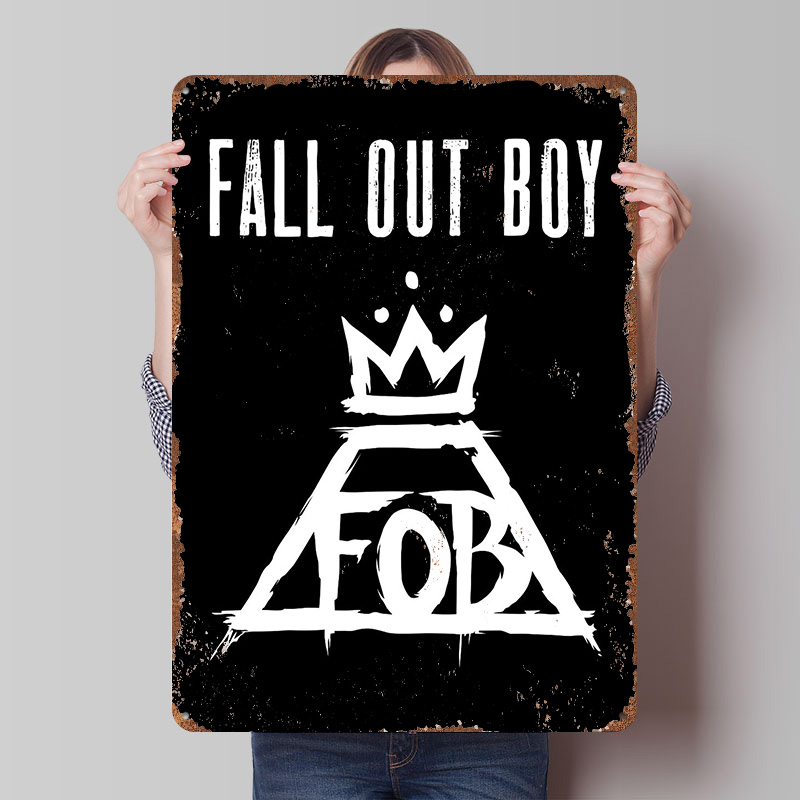 Fall Out Boy Tin Plaque Poster - Gaming Accessories Boys recensie en prijs