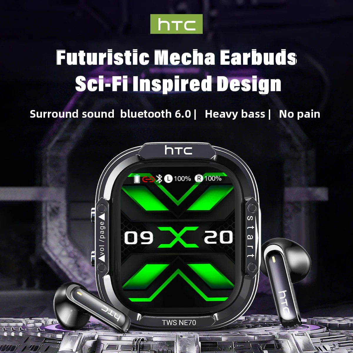 HTC NE70 Bluetooth V6.0-hoofdt - Gaming Accessories For Your Phone recensie en prijs