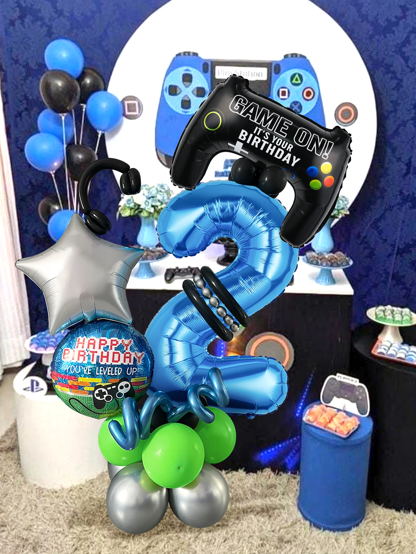 32-delige game-thema verjaarda - Gaming Accessories Boys recensie en prijs