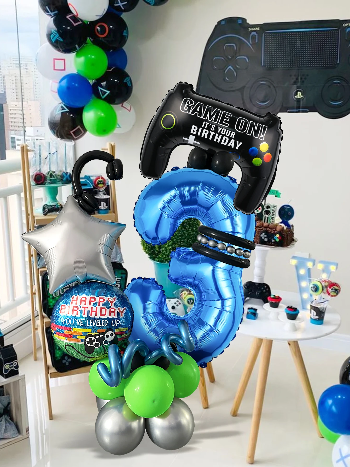 32-delige game-thema verjaarda - Gaming Accessories Boys recensie en prijs